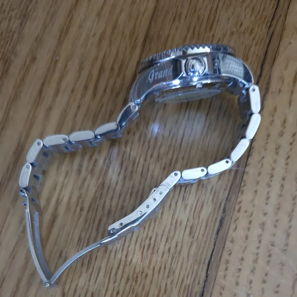 Invicta Silver Watch with Iridescent Dial